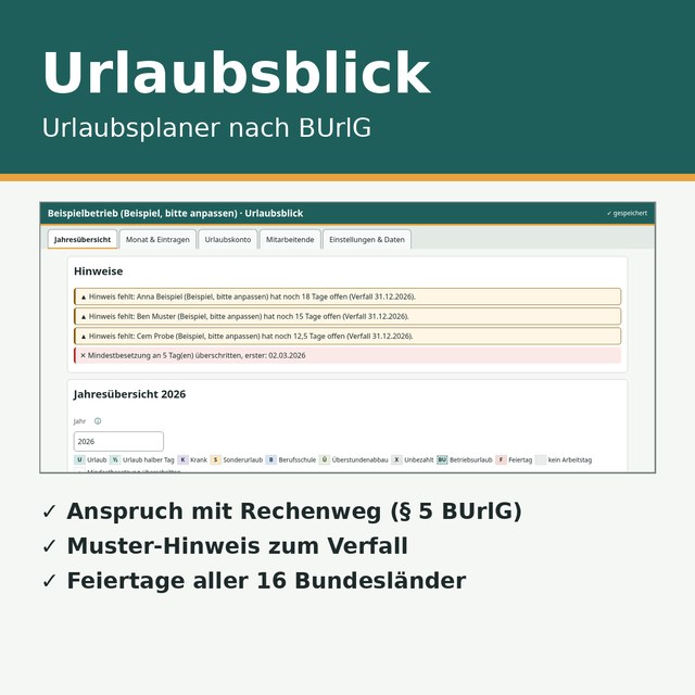 Urlaubsblick